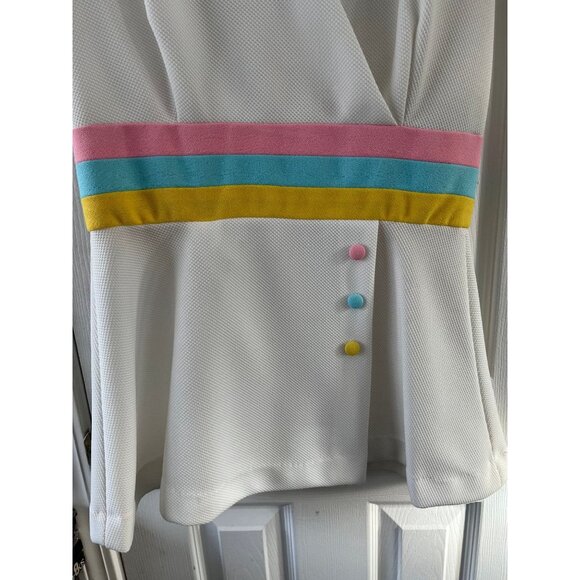 Vtg 1970's Tennis Dress & Panties By Saks Fifth Avenue Active Sportswear Size 14 - Picture 3 of 10
